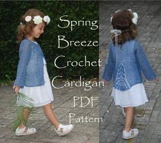 Spring Breeze Crochet Cardigan Pattern. This gorgeous little carigan is a quick crochet project with delicate details which can be achieved by anyone. Step by step photo tutorial with written instructions. Perfect as a light spring or summer cardigan. Detailed PDF pattern written line by line in Crochet Spring