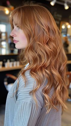 25 Hair Colors That Brunettes Will Love in 2024 | Lookosm Red Hair For Olive Skin Tone, Best Hair Color For Olive Skin Tone, Brunette Shades, Light Red Hair, Hair Colour For Green Eyes, Toned Hair, Warm Hair Color, Skin Tone Hair Color, Cinnamon Hair