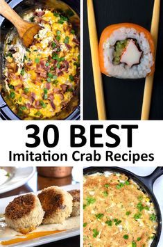 This collection of easy Imitation Crab Recipes includes plenty of budget friendly meals for you to enjoy with your family. Recipes With Immitation Crab, What To Make With Imation Crab, Recipes Using Artificial Crab, Recipes For Imation Crab, Crab Dishes Dinners Meals, Recipes With Crab Meat Easy, Imitated Crab Recipes Keto, Imation Crab Recipes Healthy, Imation Crab Meat Cakes