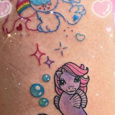 Pony Tattoo, My Little Pony Tattoo, Kawaii Aesthetic, Cute Tattoos, My Little Pony, Cute Art, Tattoos, On Instagram