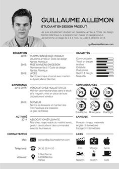 a professional resume template with an image of a man in grey and black on the front