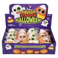 squish stretch halloween balls in a box