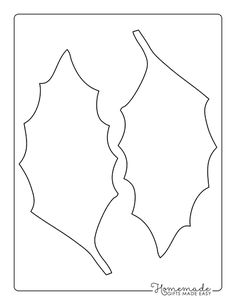 an image of two leaves cut out from paper