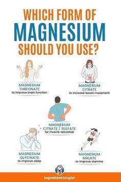 Magnesium Types and Uses - Which Form Should You Use | Biohacking Magnesium Types, Biohacking Technology, Best Magnesium Supplement, Types Of Magnesium, Magnesium Rich Foods, Vitamins For Energy, Magnesium Benefits, Healthy School