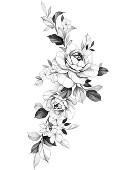 Chest Tattoo Drawings, Realistic Flower Tattoo