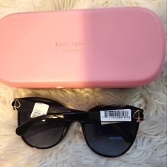 Brand New Kate Spade Glasses, Womens Glasses Frames, Kate Spade Logo, Mirrored Aviators, Polarized Aviator Sunglasses, Kate Spade Sunglasses, Kate Spade Accessories, Oval Sunglasses, Eyeglass Case