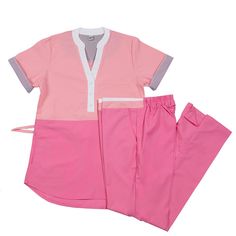 Carmina Poly rosa con fucsia Dental Uniforms, Bermuda Shorts, Scrubs, Medicine, Mens Short, Mac, Medical, Blazer