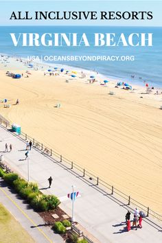 an aerial view of the beach with people walking on it and in front of the ocean