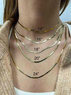 ➣ High quality 14K Solid Yellow Gold 14" 16" 18" 20" 24" Inch Herringbone Chain Necklace, 3mm Wide, Real Gold Chain, Women Necklace ➣ MATERIAL: 14K YELLOW  ➣ Closure: Lobster claw   ➣ Solid / Hollow: Solid  3.0 MM - 14" - 3.4 Gram 3.0 MM - 16" - 3.7 Gram 3.0 MM - 18" - 4.2 Gram 3.0 MM - 20" - 4.5 Gram 3.0 MM - 24" - 5.4 Gram ➣ If you need a specific length, please message us for a quote and we will send you a personalized listing. ◈ Please note that weights are approximate. Herringbone necklaces Herringbone Necklace With Lobster Clasp As Gift, Herringbone Necklace With Lobster Clasp For Gifts, Anniversary Snake Chain Necklace, 16 Inch Snake Chain Jewelry Gift, Anniversary Necklace With Tarnish Resistant Snake Chain, Anniversary Snake Chain Necklace, Tarnish Resistant, Anniversary Snake Chain Necklace Tarnish Resistant, Tarnish Resistant Snake Chain Necklace For Anniversary, Gold Chain Women