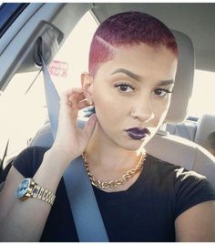 Shaved Hairstyles For Black Women, Big Chop Hairstyles, Big Chop Natural Hair, Twa Styles, Shaved Hairstyles, Short Shaved Hairstyles, Natural Hair Cuts, Natural Hair Short Cuts, Bald Hair