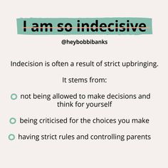 Causes of Indecisiveness Mental Health Facts, Inner Child Healing, Interpersonal Relationship, Introverted, Health Facts, Inner Child, Psych, Emotional Health