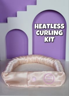 Heatless curler, no heat curls, curling ribbon, heatless hair, heatless waves, overnight curls, summer hairstyles, overnight waves