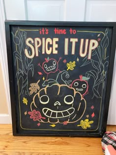 a sign that says it's time to spice it up