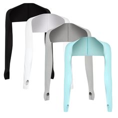 three different colored chairs with long legs