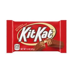 kitkat chocolate bar on white background