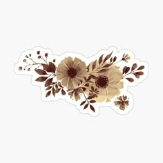 Creative Sticker design Flower Design For Scrapbook, Vintage Stickers Printables Flowers, Brown Border Designs For Projects, Brown Designer Aesthetic, Vintage Stickers Flowers, Brown Stickers Aesthetic Printable, Brown Stickers Aesthetic, Printable Stickers Flowers