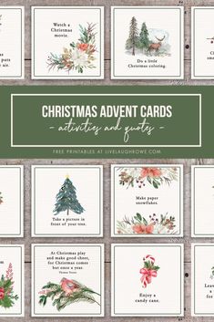 christmas cards with watercolor flowers and evergreens