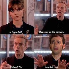 the doctor who is talking to each other about what they are doing in front of him