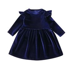 Baby Girls Christmas Party Velvet DressToddler baby girls velvet tutu dress ruffle long sleeve winter fall dress clothes, little girls princess pageant Christmas party dresses, vintage velvet flower girl wedding party dresses infant kids first Christmas birthday festival dress up costume outfits. Fancy Christmas dresses for toddler girls 9 months-5 years. Elegant long sleeve princess dresses, made of soft smooth velvet, warm for cool summer fall autumn winter spring seasons. Vintage Elegant Velv Girls Long Sleeve Dresses, Velvet Party Dress, Princess Outfits, Dress Clothes, Toddler Girl Dresses, Toddler Girl Outfits, Comfortable Dress, Girls Long Sleeve