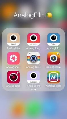 an iphone screen showing the settings and icons for different apps, including camera lenses