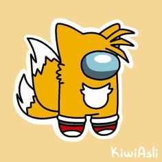 an image of a cartoon fox with glasses on it's face and the words i am