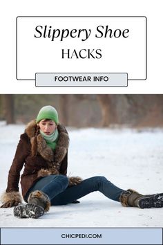 Use Our Easy Slippery Shoe Hacks to Help You Create Traction and Grips. Help To Stop Slippery Shoes and Prevent Accidents. Shoe Hacks, Shoes Hack, Care Products