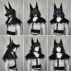 Werewolf Outfit Aesthetic, Werewolf Costume For Men, Werewolf Outfit, Werewolf Cosplay, Wolf Pelt, Wolf Headdress, Hollow Eyes, Werewolf Mask, Werewolf Costume