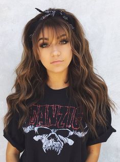 Haircut Style, Brunette Balayage, How To Cut Bangs, How To Style Bangs, Wispy Bangs, Long Hair With Bangs, Prom Hairstyles