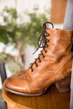 Short Boots Archives - Betsey's Boutique Shop Nils Style, Bedstu Boots, Brown Vintage Boots, Campus Fashion, Bed Stu Boots, Academia Clothing, Fancy Footwear, Dark Academia Clothing, Women Outfit