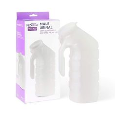 Portable Urinals For Men - Spill Proof Pee 32oz Bottles ProHeal Emergency Go Bag, Portable Urinal, Safety Bed, Plastic Man, Bathroom Safety, Gatorade Bottle, Milk Jug, Ergonomic Handle, Low Light