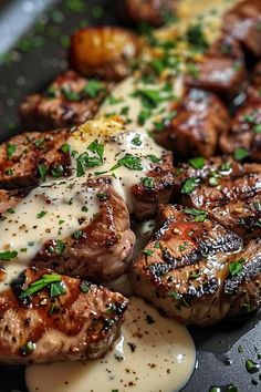 Season Steak, Foodie Pics, Parmesan Cream Sauce, Garlic Butter Steak, Steak Bites, Steak Seasoning