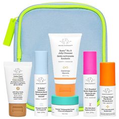 What it is: A set of six travel-friendly a.m. and p.m. essentials that cleanse, exfoliate, hydrate, brighten, replenish, and protect skin-resetting it to a healthy state.Skin Type: Normal, Dry, Combination, and Oily Skincare Concerns: Fine Lines and Wrinkles, Dullness, and Loss of Firmness and Elasticity Ingredient Callouts: These products are vegan and cruelty-free.What Else You Need to Know: C-Firma brightens and firms; B-Hydra delivers immediate and long-term hydration; Protini Cream improves Drunk Elephant Skincare, Elephant Game, Power Smoothie, Travel Skincare, Cool Gifts For Teens, Sephora Skin Care, Chemical Sunscreen, Sephora Beauty, Night Serum