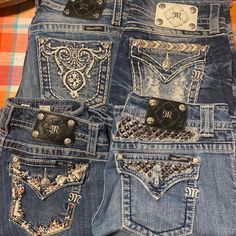 Will Sell Separately As Well. See Pic 9 (Written) For More Info. Any Questions, Please Ask. Please Check Out My Closet. Will Be Adding More Miss Me Jeans. Just Thinning Out My Closet. Size 28 Jeans, Dream Style, Virtual Closet, Miss Me Jeans, Fancy Dresses, Miss Me, My Closet, Shopping List, Dream Closet