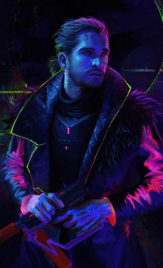 Cyberpunk Illustration, Cyberpunk Character Design, Cyberpunk Character Art, Cyberpunk Men, Sci Fi Character Art