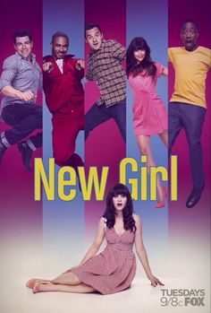 a poster for the new girl show