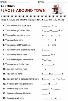 the worksheet is filled with words and numbers to help students learn how to use them