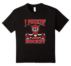 i puckin'love hockey t - shirt for hockey fan tshirts and gifts