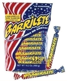 an american candy bar with the word garbjets written on it's wrapper