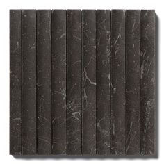 black marble textured wall paneling with vertical lines in the center and diagonals on each side