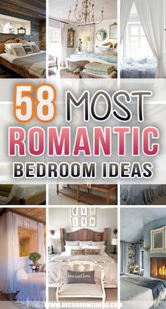 the top 50 most romantic bedroom decor ideas for your home or apartment in this post