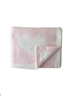 Luxxe Heart Baby Blanket Weston Table Heart Baby Blanket, Baby Pink Background, White Backround, Everything I Own, Heart Crown, Heart Motif, Baby Blanket Pattern, Baby Blanket Crochet Pattern, Pink Gifts