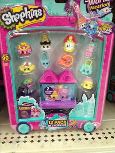 the shopkins toys are on display for sale