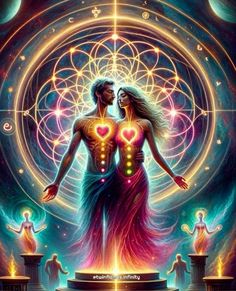 Twin Flame Art, Gem Art, Flame Art, Twin Flame Love, Kuantan, Meditation Art, Gems Art, Celestial Art