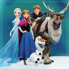 an image of frozen princess and her friends