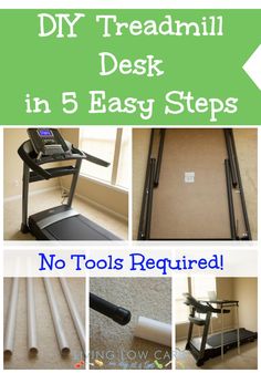 the steps to diy treadmill desk in 5 easy steps