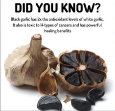 Food Health Benefits, Healthy Herbs, Black Garlic, Home Health Remedies, Health Knowledge, Healing Food, Good Health Tips