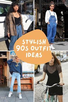 Women's 90s Outfits, 90s Outfit Ideas, Decades Day Outfits, 90's Outfit, 90s Outfit Inspiration, 1990s Outfits, 90s Themed Outfits, 1990s Fashion Trends