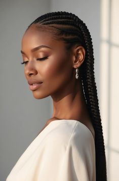 Cornrows Older Black Women, Black Hairstyle, Braided Hairstyles For Black Women Cornrows, Sophisticated Hairstyles