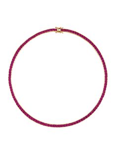 CUSTOM DORSEY PRINCESS CUT, LAB-GROWN RED SAPPHIRE RIVIÈRE NECKLACE – Dorsey Physical And Chemical Properties, Red Sapphire, Bracelet Tennis, Ruby Necklace, Fine Print, Sapphire Stone, Square Cut, 8 Weeks, Princess Cut