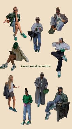 Sneakers Outfit Work, Green Sneakers, Adidas Gazelle, Work Outfit, Fall Outfits, Adidas, My Style, Sneakers